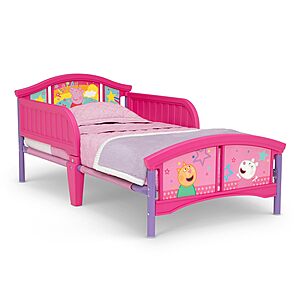 Delta Children Peppa Pig Plastic Toddler Bed $25.99 + Free Shipping w/ Prime or on $35+