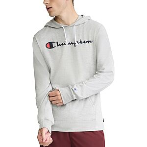 Champion Men's Long Sleeve Pullover T-Shirt Hoodie (Size L): Oxford Gray Heather $13.40, Black $13.57 + Free Shipping w/ Prime or on $35+