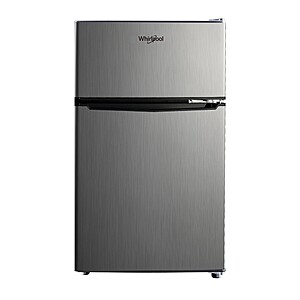 Verified Students: Whirlpool 3.1 Cu Ft Stainless Steel Mini Refrigerator $104 + Free S&H