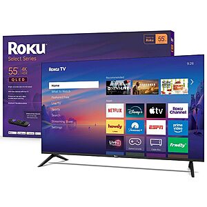 Target: Student Discount: 55" Roku Select Series 4K QLED 60Hz Smart TV $200 + Free Store Pickup at Target or Free Shipping on $35+