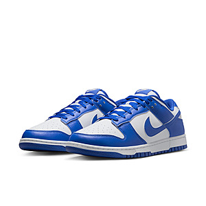 Nike Men's Dunk Low Retro Shoe (White / Hyper Royal) for $60 + Shipping is $3
