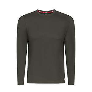 Wrangler Men's Brushed Performance Thermal Long Sleeve Base Layer Shirt (Dark Military Green or Naval Academy, M-2XL) $4.47 + Free Shipping w/ Walmart+ or on $35+
