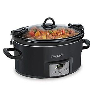 [Today Only, YMMV] 7-Quart Crock-Pot Countdown Cook & Carry Slow Cooker (Black) $26.99 & More + Free Store Pickup at Kohl's or FS on $49+