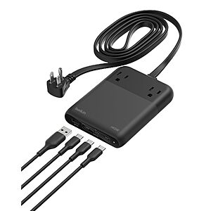[Prime] Belkin 140W GaN Charging Station Power Strip w/ 2 AC Outlets, 3 USB-C & 1 USB-A $59.84 + Free Shipping
