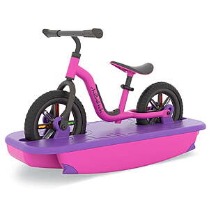 Chillafish Buzzi & Rocki 2-in-1 Rocker & 10" No-Pedal Balance Bike (Pink-Purple) $49.00 + Free Shipping w/ Walmart+ or on $35+