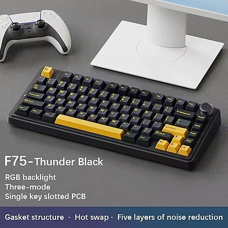 AULA F75 Gaming Keyboard for $37.06!