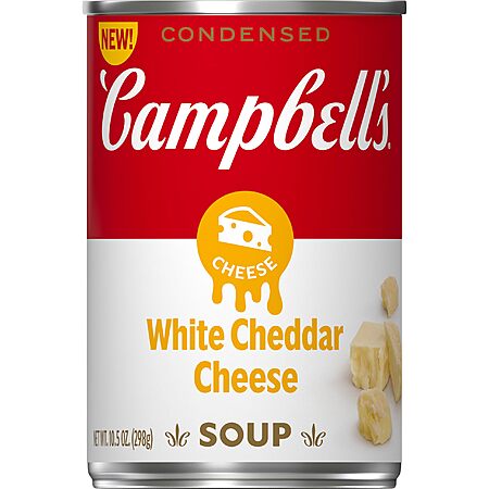 10.5-Oz Campbell's Condensed White Cheddar Cheese Soup $0.75 w/ S&S + Free Shipping w/ Prime or on $35+