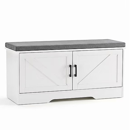 Gianna Shoe Organizer Padded Seat Storage Cabinet: 39" $54.99 or 28" $48.99 + Free Shipping