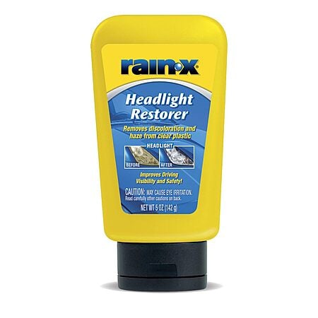 Rain-X Headlight Restorer & Restoration Liquid $7.34 + Free Shipping w/ Prime or on $35+