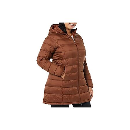 Amazon Essentials Women's Packable Hooded Puffer Coat (Various) $11.99 + Free Shipping w/ Prime or $6 Fee per Order