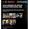 War Heroes 10-Movie Collection (UHD, HD) $29.99 at FanFlix