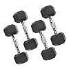 Walmart+ Early Access: CAP 150lb Rubber Hex Dumbbell Set $134.97, 300lb $209.97