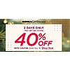 Kohls Mystery Coupon: 40%, 30%, or 20%