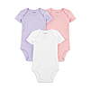Carter's Child of Mine Baby Girl Bodysuits, 3-Pack $4.9