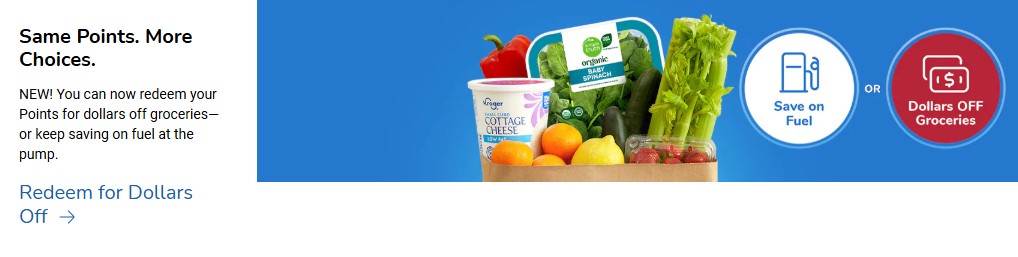 PSA: Kroger Points Convert into $ off Groceries