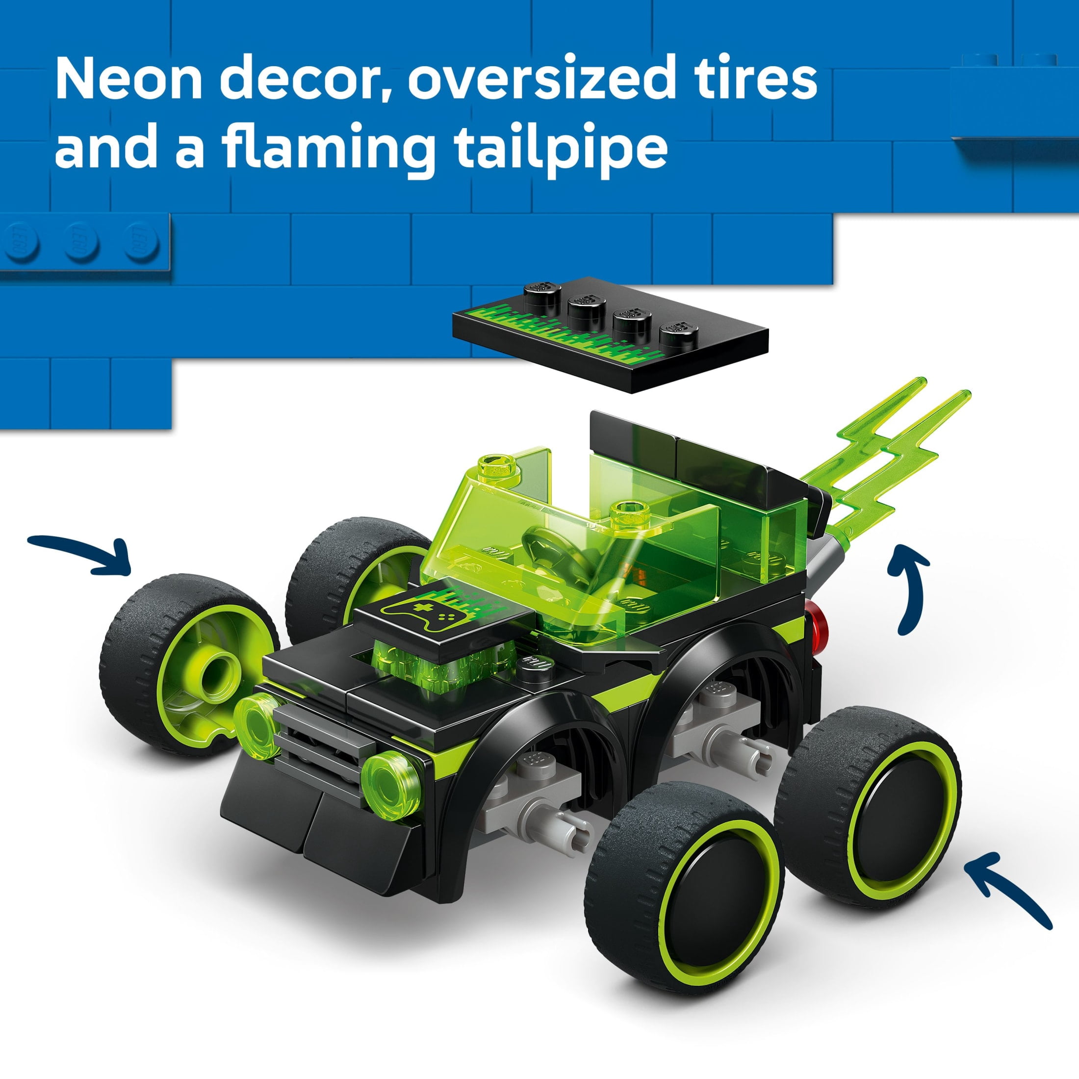 LEGO City Rides – Gaming Race Car Building Toy for Kids - - 60484