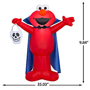Walmart Flash Deal: Gemmy Airblown Inflatable Elmo as Vampire w/Skull Sesame Street $29.99 +  more