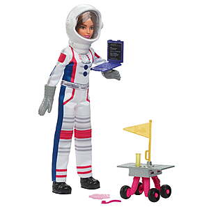 Barbie 65th Anniversary Careers Astronaut Doll & 10 Accessories $12, Pop Star $12