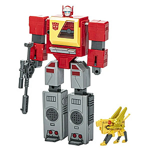 Transformers Toys Retro 40th Anniversary Autobot Blaster & Steeljaw Action Figures $20