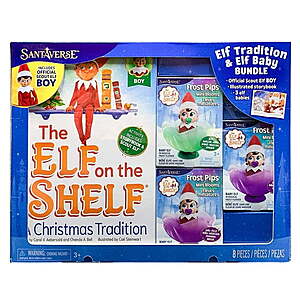 The Elf on the Shelf and Frost Pip Bundle or The Elf on the Shelf Tradition and Snowman Bundle $9.91