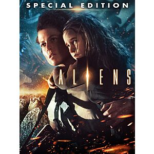 Aliens Special Edition or Alien (Director's Cut) Digital UHD Movie $4.99