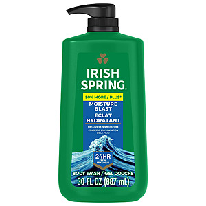 2 WM Cash + Irish Spring Mens Body Wash 30 fl oz Bottle YMMV $4.08