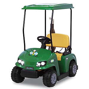 Kid Trax 12V Golf Cart Ride-On with Golf $71.66