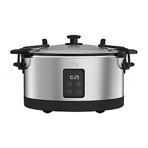 bella PRO - 7-qt. Programmable Slow Cooker with Searing Function - Stainless Steel $39.99