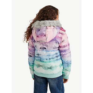Justice Girl's Matte Puffer Bomber $15