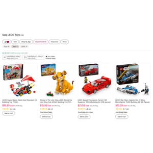 Kohl's Lego 20% off Sale + Earn $10 Kohls Cash wys $50
