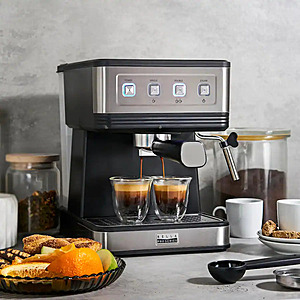 bella PRO - Barista Elite Espresso Station with 20 Bars of High Pressure - Black $49.99