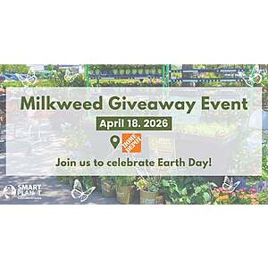 Smart Planet Plants Milkweed Giveaway