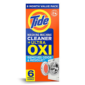 Target 3 x Tide Washing Machine Cleaner + Ultra Oxi Powder - 6ct + $10 GC $15.22
