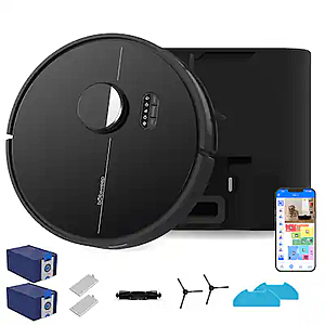 bObsweep - Dustin Robot Vacuum & Mop, Auto-Empty Odor Control Dock with 1 Gal Capacity $189.99