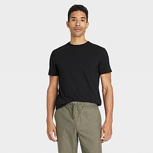 Goodfellow & Co. Men's Every Wear Short Sleeve T-Shirt (Various Colors) $5 & More + Free Pickup