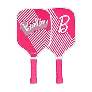 Barbie, Minions, Minecraft or Sonic Pickleball Paddle and Ball Set $10.49