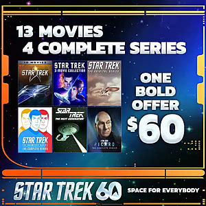Star Trek 60 Bundle: 13 Movies + 4 Complete Series (Digital UHD/HD)