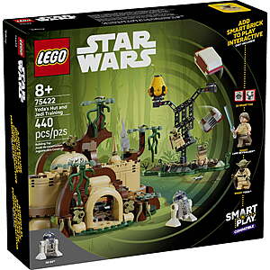 $10.50 WM Cash + LEGO Star Wars SMART Play: Yoda’s Hut and Jedi Training with 2 SMART Tags and 2 LEGO Minifigures  75422 $55.99