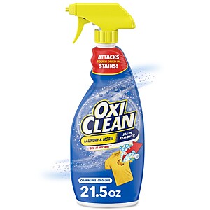 21.5-Oz OxiClean Laundry Stain Remover Spray $1.40 + Free Pickup