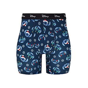 Character Holiday Men's 2-Pack Boxer Briefs: Stitch, Nightmare Before Christmas, Spongebob, Elf $5.10+