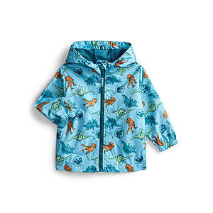 Character Toddler Windbreaker with Hood: Jurassic Park, Spider-Man $6.99