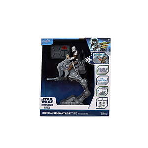 Star Wars Imperial Remnant AT-RT RC Walker with Mandalorian and Grogu 13" Remote Control Toy with Sound and Lights by Jada Toys $20, AT-AT $48.95