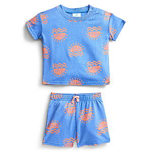 Baby Boys Allover Print Short Sleeve Tee and Shorts Set, 2-Piece $3.76+ Lion King, Mickey, Jurassic World