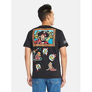 SpongeBob SquarePants Men's and Big Men's Melt Graphic Tee $3.5 XL or S