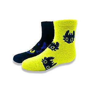 Kids Cozy Socks: Hello Kitty, Stitch, Gabby's Dollhouse, How to Train Your Dragon+ more $2.5