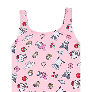 Wonder Nation Girls Hello Kitty Character One Piece Swimsuit, Sizes 4-12 $3.32