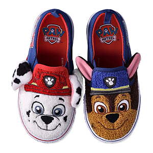 Paw Patrol Characters Toddler Kids Fleece Slip-On Sneakers $4.44