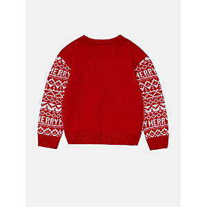 Holiday Time Boys Long Sleeve Fair Isle Sweater L or XL $2