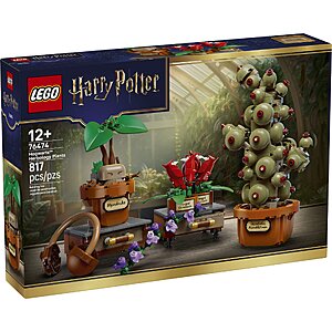$17 WM Cash + Harry Potter Hogwarts Herbology Plants 76474 $80 Expires 10/29