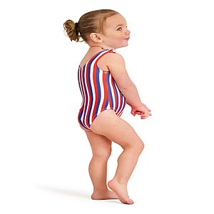 Character Toddler Girl One-Piece Swimsuit Hello Kitty Aristocats Stitch Minnie + more $2.62+